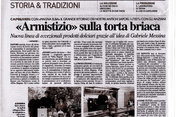 Isola d'Elba - schiaccia dell'armistizio